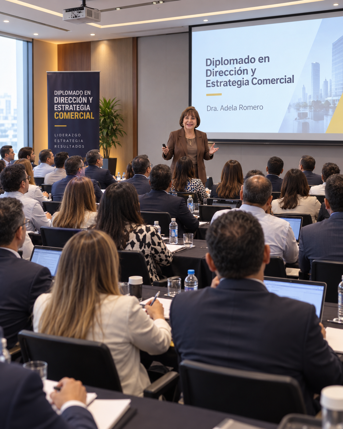 Diplomado en Dirección y Estrategia Comercial — sesión presencial con ejecutivos